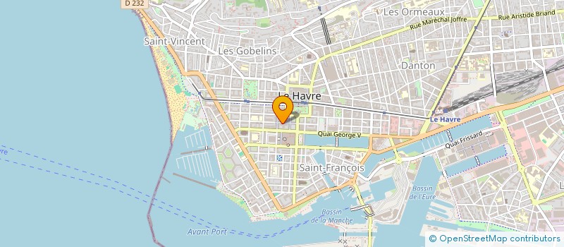 localisation de l'entreprise LE BISTRO GOURMAND  LE HAVRE