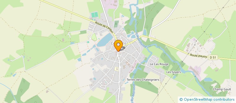localisation de l'entreprise LE BISTRO GOURMAND à COULLONS