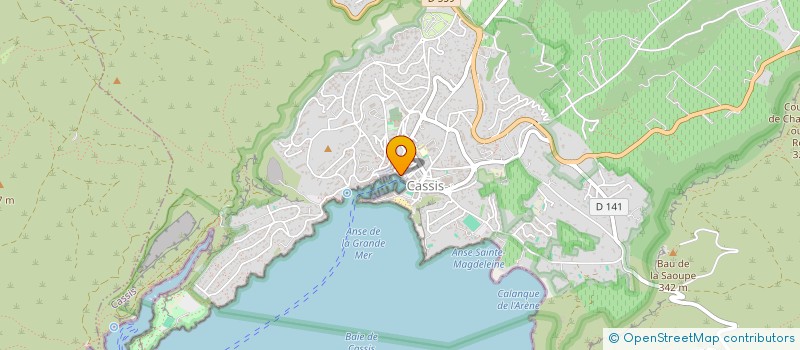 localisation de l'entreprise LE BISTRO' QUAI à CASSIS