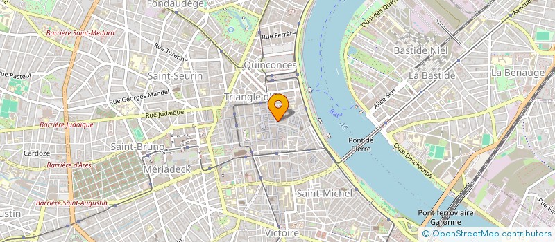 localisation de l'entreprise LE BISTRO RIGOLETTO à BORDEAUX