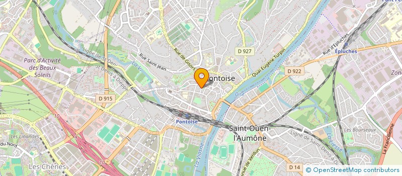 localisation de l'entreprise LE BISTRO RUSSE à PONTOISE