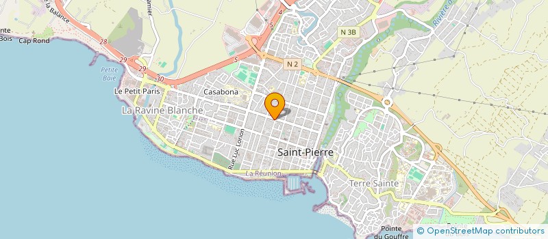 localisation de l'entreprise LE BISTROKE à SAINT-PIERRE