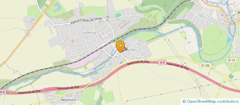 localisation de l'entreprise LE BISTRONOME  MOINEVILLE