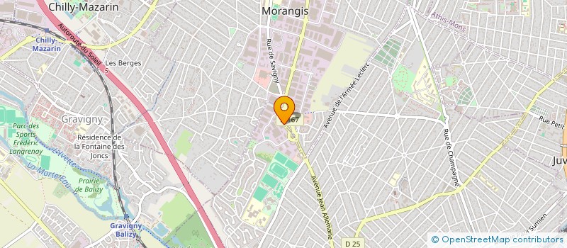 localisation de l'entreprise LE BISTRONOMIC à MORANGIS