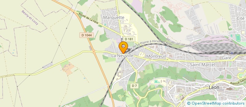 localisation de l'entreprise LE BISTROQUET  LAON