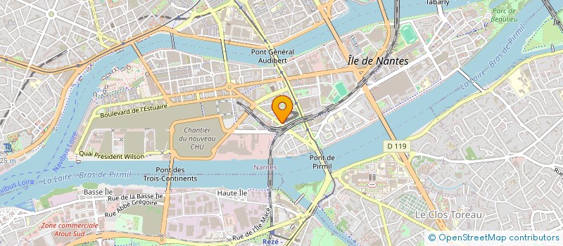 localisation de l'entreprise LE BISTROQUET à NANTES