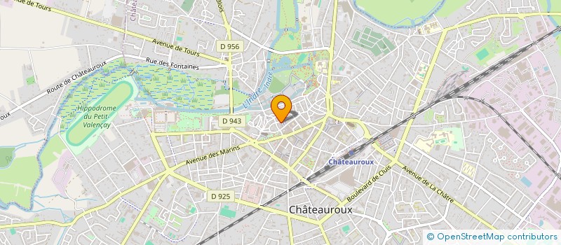 localisation de l'entreprise LE BISTROT 36 à CHATEAUROUX