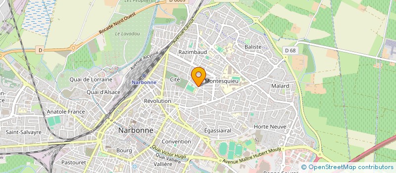 localisation de l'entreprise LE BISTROT  NARBONNE