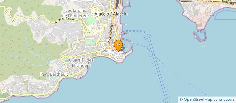 localisation de l'entreprise LE BISTROT à AJACCIO