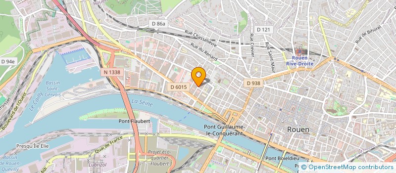 localisation de l'entreprise LE BISTROT à ROUEN