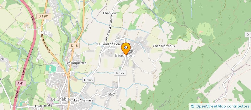 localisation de l'entreprise LE BISTROT  BOSSEY