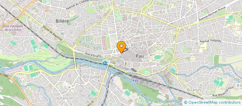 localisation de l'entreprise LE BISTROT à PAU