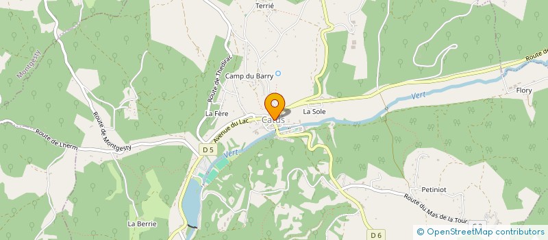 localisation de l'entreprise LE BISTROT  CATUS