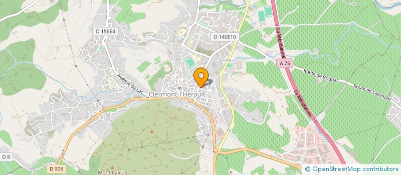 localisation de l'entreprise LE BISTROT  CLERMONT-L'HERAULT