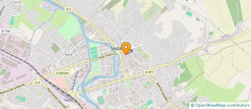 localisation de l'entreprise LE BISTROT à SEDAN