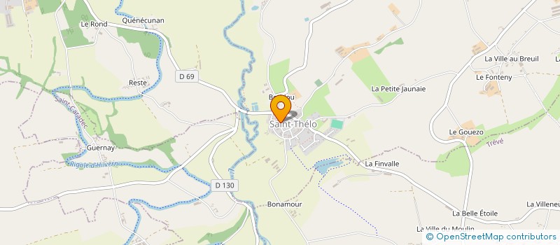 localisation de l'entreprise LE BISTROT ASSOCIATIF THELOTAIS  SAINT-THELO