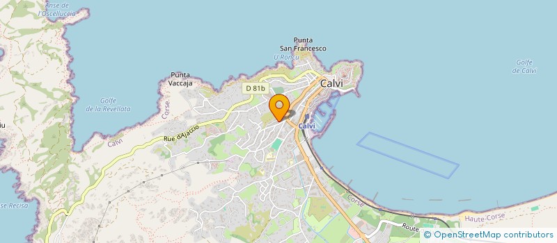 localisation de l'entreprise LE BISTROT CORSE à CALVI