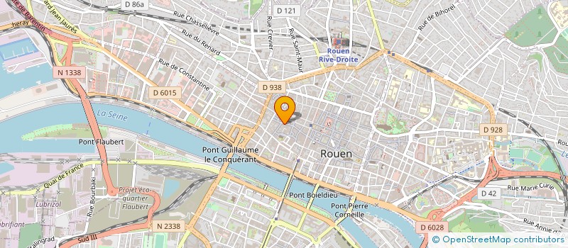 localisation de l'entreprise LE BISTROT D'ADRIAN  ROUEN