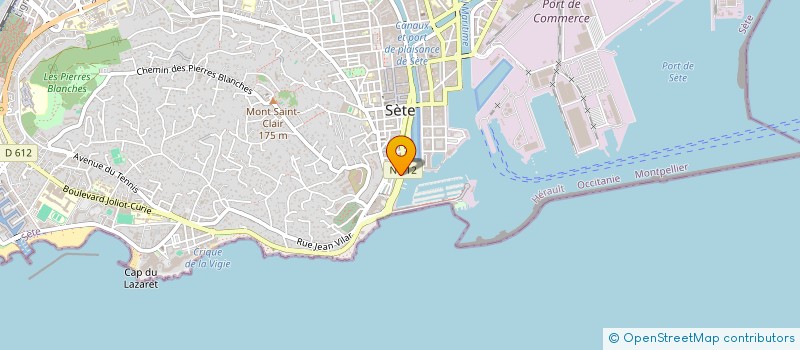 localisation de l'entreprise LE BISTROT D'ANGELE  SETE