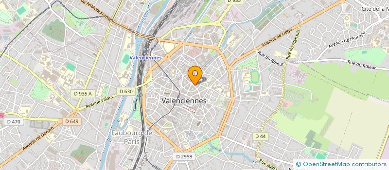localisation de l'entreprise LE BISTROT D'EN FACE à VALENCIENNES