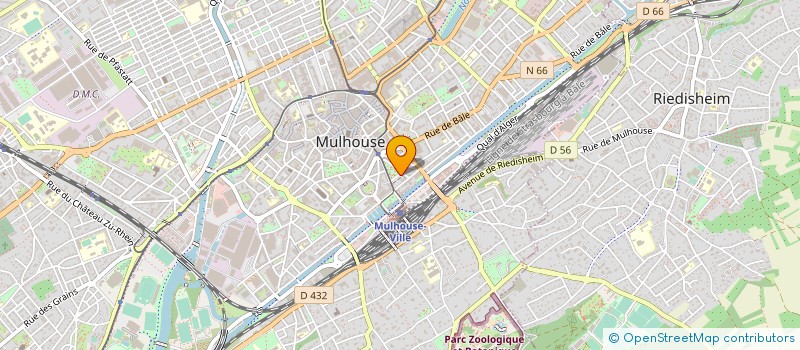 localisation de l'entreprise LE BISTROT D  OSCAR  MULHOUSE