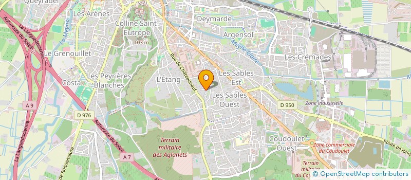 localisation de l'entreprise LE BISTROT DE CHATEAUNEUF  ORANGE