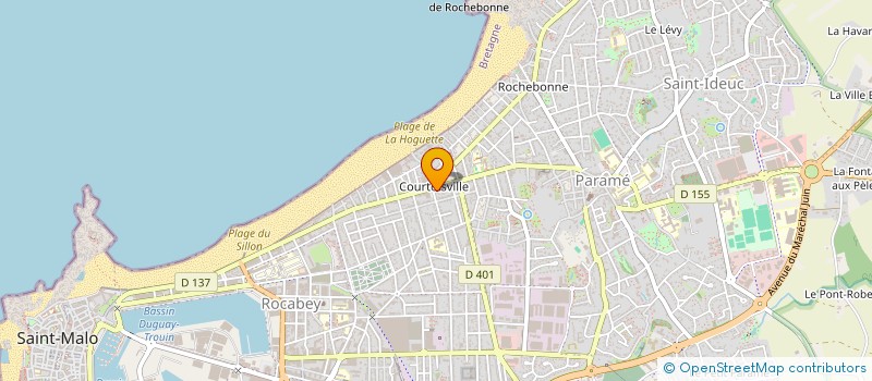 localisation de l'entreprise LE BISTROT DE COURTOISVILLE à SAINT-MALO