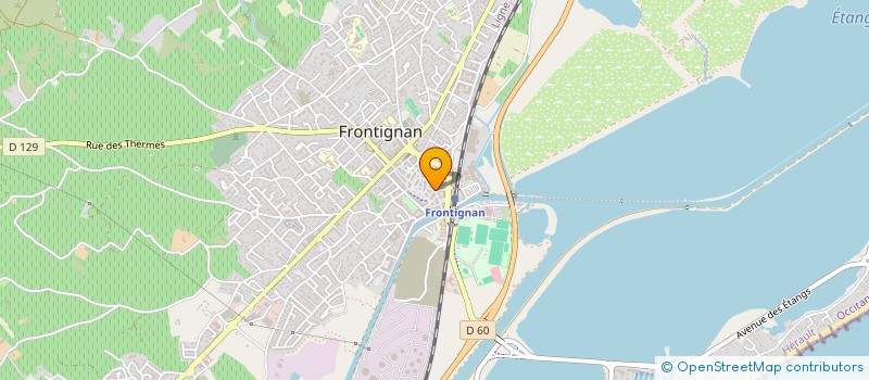 localisation de l'entreprise LE BISTROT DE FANNY à FRONTIGNAN