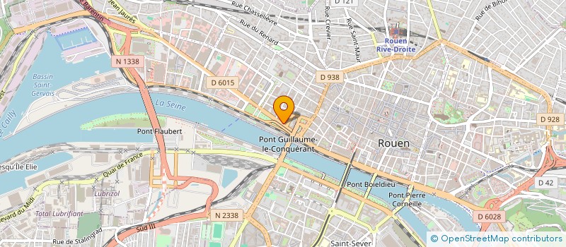 localisation de l'entreprise LE BISTROT DE GAVROCHE à ROUEN