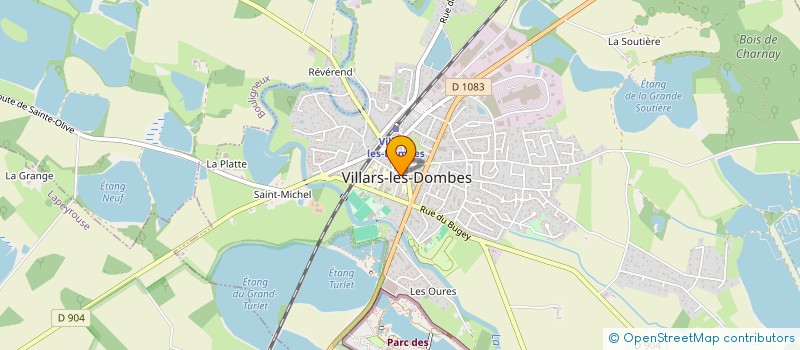 localisation de l'entreprise LE BISTROT DE JEANNE à VILLARS-LES-DOMBES