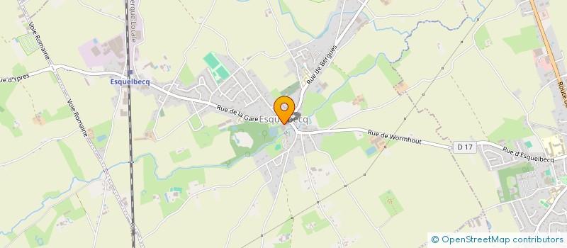 localisation de l'entreprise LE BISTROT DE L'AMITIE  ESQUELBECQ