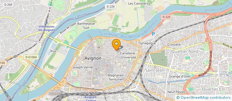 localisation de l'entreprise LE BISTROT DE L'AVEYRONNAIS  AVIGNON