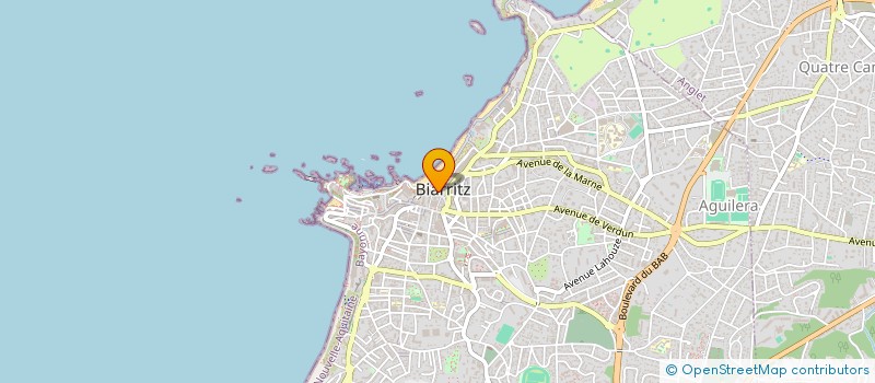 localisation de l'entreprise LE BISTROT DE L'HUITRE  BIARRITZ