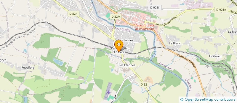 localisation de l'entreprise LE BISTROT DE LA GARE CHEZ MIKA  LE PONT-DE-BEAUVOISIN