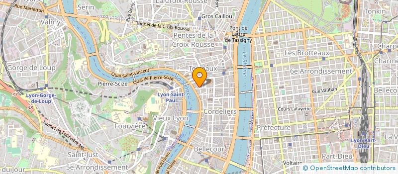 localisation de l'entreprise LE BISTROT DE LA SALLE à LYON