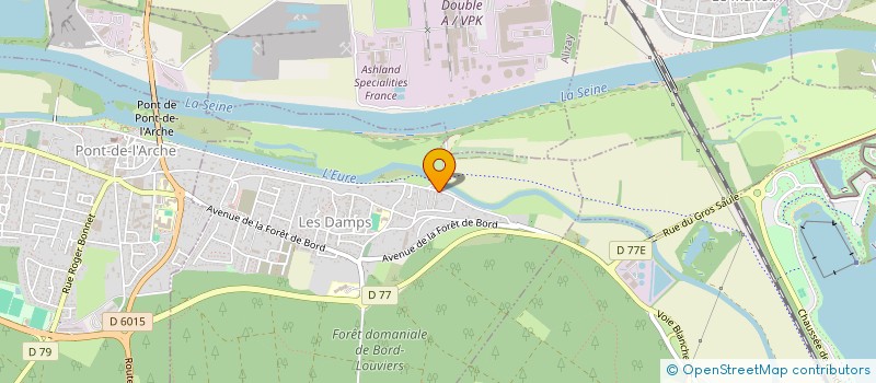 localisation de l'entreprise LE BISTROT DE LA SOURIS VERTE  LES DAMPS