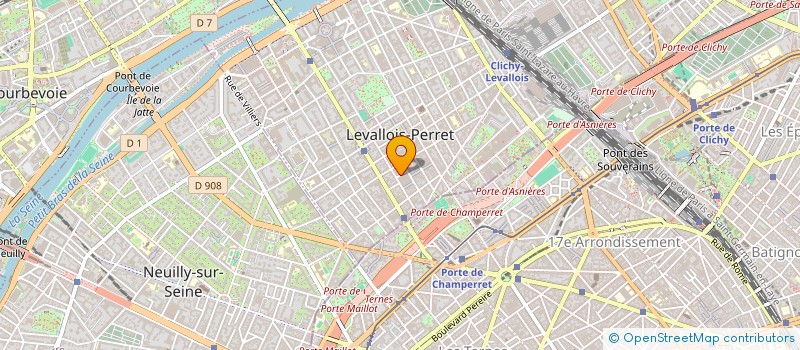 localisation de l'entreprise LE BISTROT DE LEVALLOIS à LEVALLOIS-PERRET