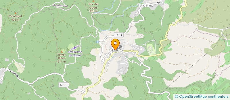 localisation de l'entreprise LE BISTROT DE LLAURO  LLAURO