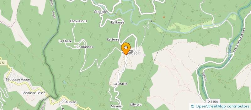 localisation de l'entreprise LE BISTROT DE MALBOSC  MALBOSC