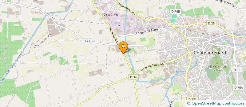localisation de l'entreprise LE BISTROT DE MATHIEU à CHATEAURENARD