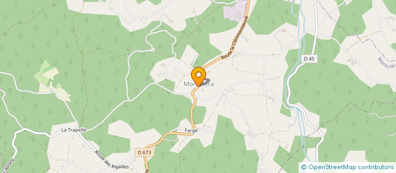 localisation de l'entreprise LE BISTROT DE MONTCLERA  MONTCLERA