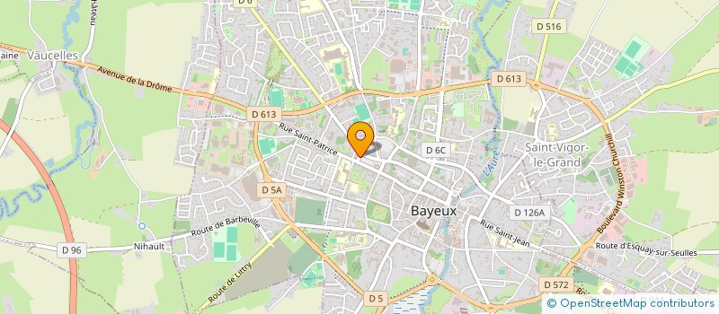 localisation de l'entreprise LE BISTROT DE PARIS à BAYEUX