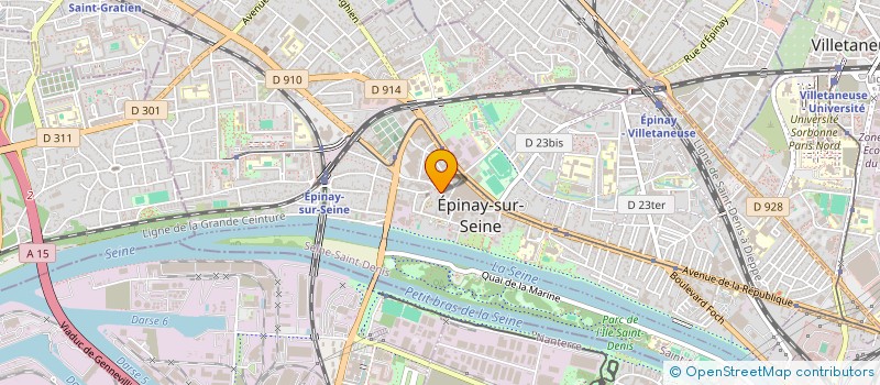 localisation de l'entreprise LE BISTROT DE PARIS à EPINAY-SUR-SEINE