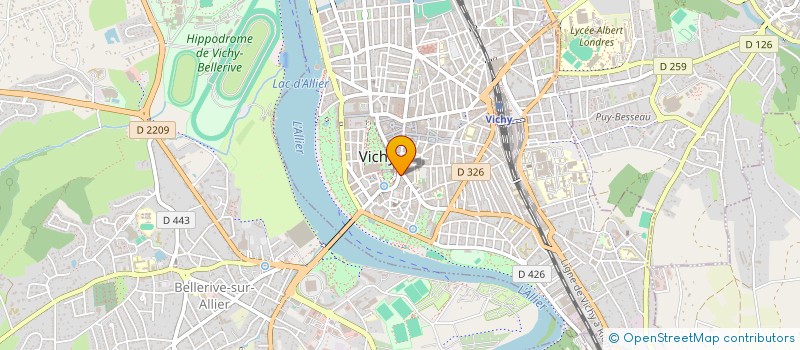 localisation de l'entreprise LE BISTROT DE PIERROT à VICHY