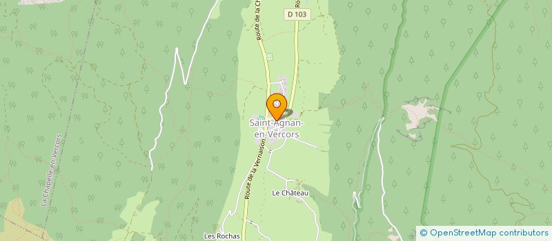 localisation de l'entreprise LE BISTROT DE SAINT AGNAN à SAINT-AGNAN-EN-VERCORS