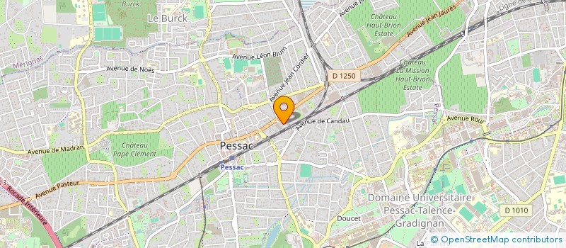 localisation de l'entreprise LE BISTROT DE TUTELLE  PESSAC