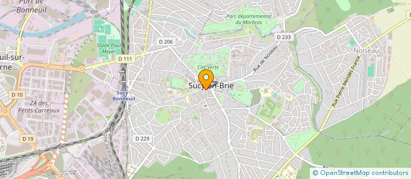 localisation de l'entreprise LE BISTROT DES 5  SUCY-EN-BRIE