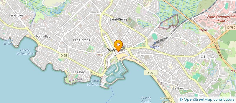 localisation de l'entreprise LE BISTROT DES ARTS  ROYAN