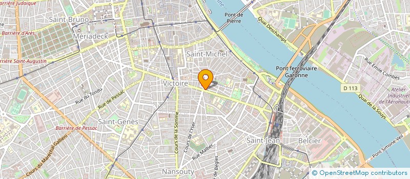 localisation de l'entreprise LE BISTROT DES CAPUCINS à BORDEAUX