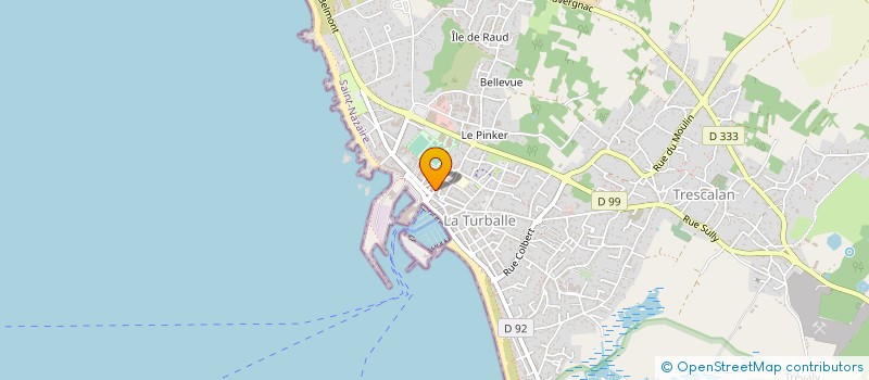 localisation de l'entreprise LE BISTROT DES SARMENTS  LA TURBALLE